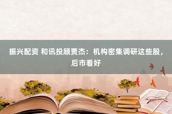 振兴配资 和讯投顾贾杰：机构密集调研这些股，后市看好