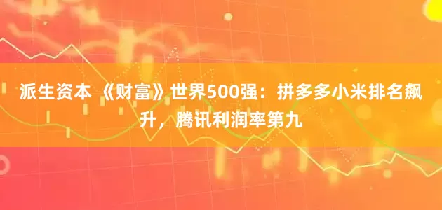 派生资本 《财富》世界500强：拼多多小米排名飙升，腾讯利润率第九
